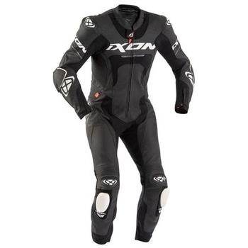 [102201023-1001-S] IXON JACKAL ONE-PIECE LEATHER SUIT (Black, S)