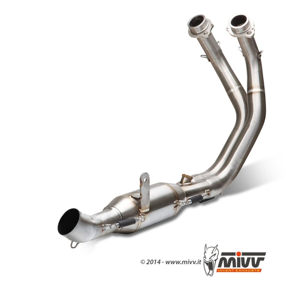 MIVV MANIFOLD (COMPATBLE WITH MIVV H.051 MUFFLER) HONDA CB 500 F / X /CBR 500 R 2013-15 (NON-CATALYZED MANIFOLDS)