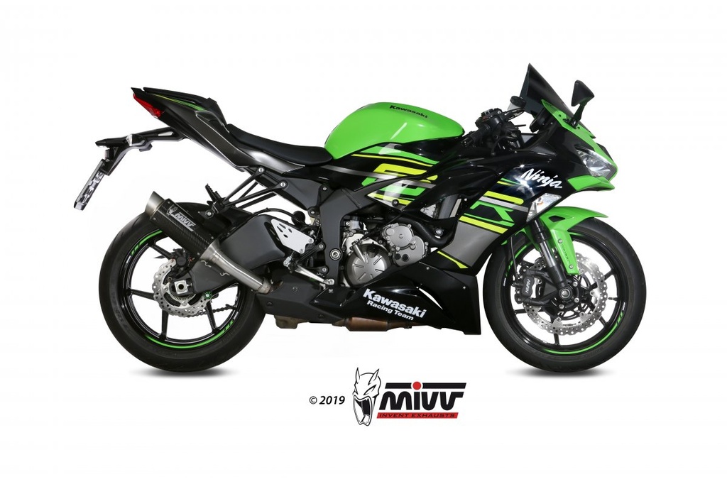 TUBO DE ESCAPE MIVV SLIP-ON GPpro CARBON KAWASAKI ZX-6 R 636 2019-20