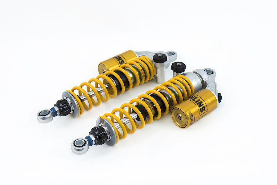 Par de amortiguadores Öhlins STX 36 (336 mm, muelles amarillos) Harley Davidson Sportster XLH 1200 HD 143