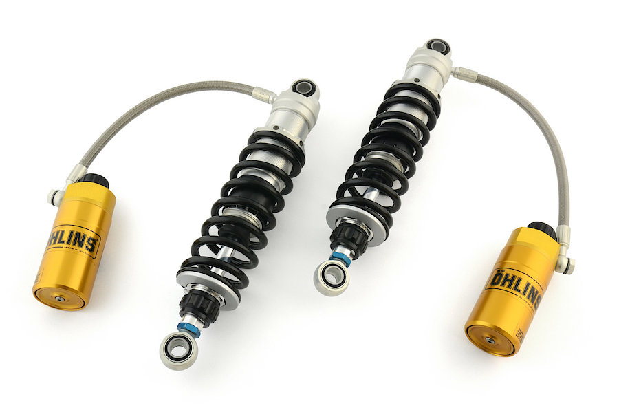 Pair of Öhlins shock absorbers STX 36 (337 mm, black springs) Harley Davidson Touring FLH/FLT HD 357