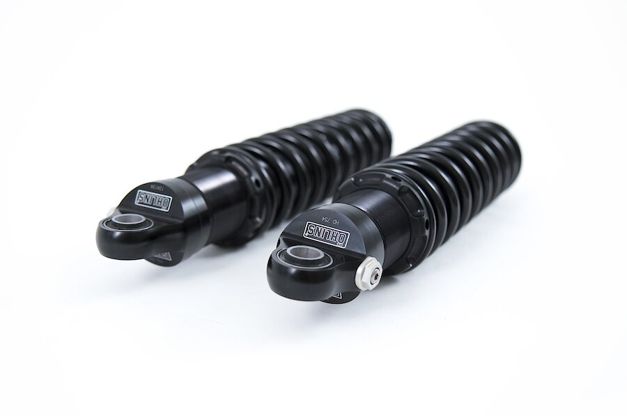 Pair of Öhlins shock absorbers STX 36 Blackline (296 mm) Harley Davidson Sportster XLH 1200 HD 751