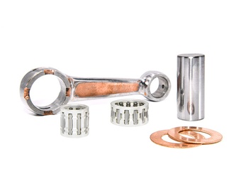 [B-132] Connecting rod 2T Minarelli AM6 (bolt Ø18 and cage  12X16X16)