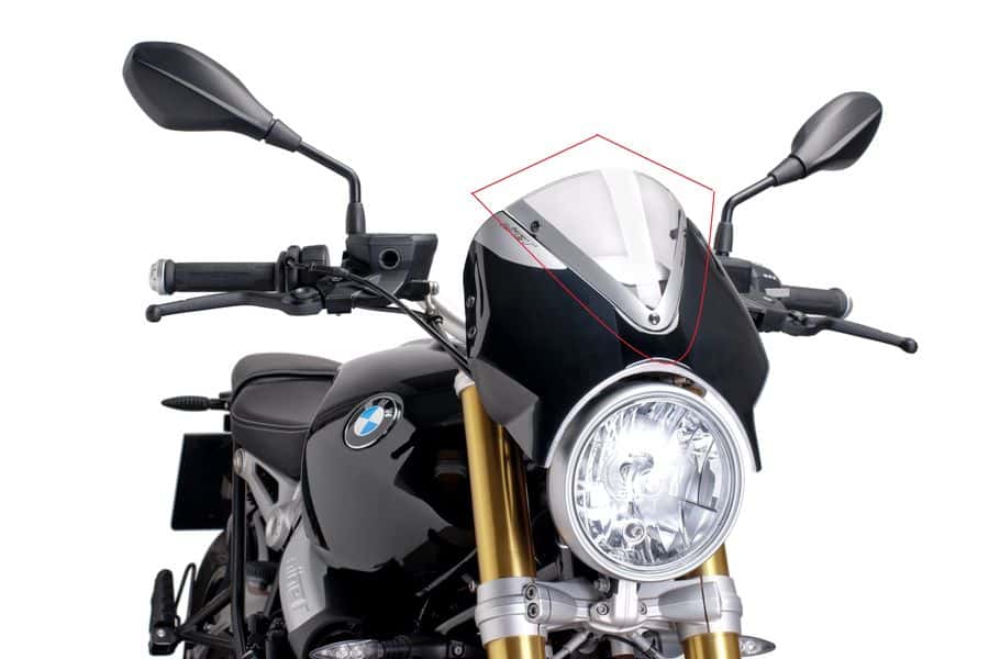 Retro fairing half-screen for BMW R NINE T (2014-2022)