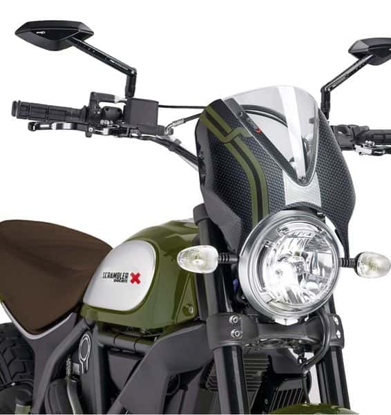 Retro fairing half-screen for DUCATI SCRAMBLER 1100 (2018-2021)