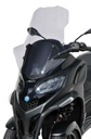 Windscreen scooter high protection for Piaggio MP3 400/530 Exclusive 2022-2023 (70 cm - with hand guards)