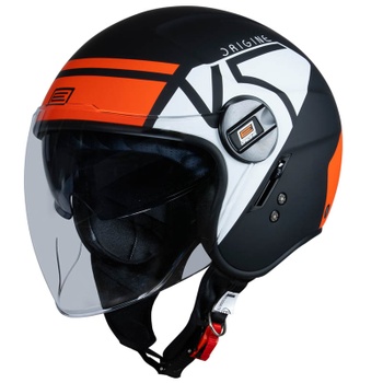 [201010027100502] CASCO JET ORIGINE ALPHA V5 (Rojo/Blanco/Negro Mate, XS)