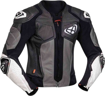 [100201051-1111-S] IXON VENDETTA EVO JACKET FOR SUMMER (Black/anthracite/orange, S)