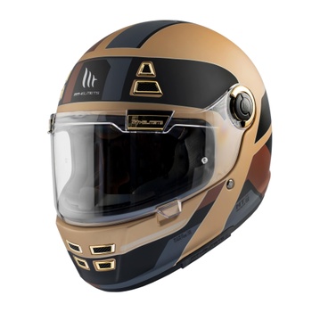 [13198652933] FULL-FACE HELMET MT JARAMA 68TH (Black/gold, XS)