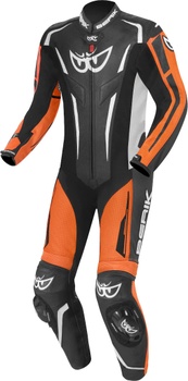 [Berik-RSF-Teck-1PC-20-0029] BERIK RSF-Tech motorcycle suit (Black/White/Orange, 48)