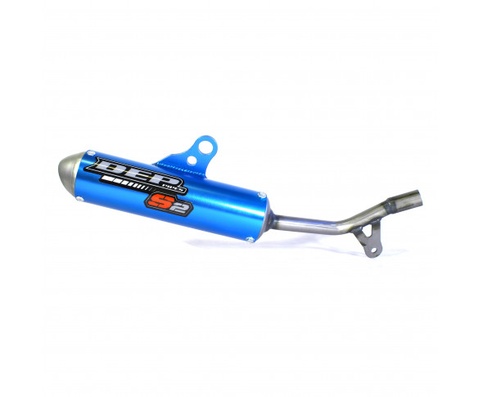 Silencioso de escape para HUSQVARNA HUSQVARNA TC 85 14-17 / KTM 85 SX 04-17 (AZUL)