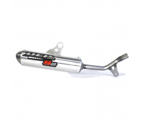 Silencioso para GAS GAS MC 65 2021-ON / KTM 65 SX 16-ON / HUSQVARNA TC 65 16-ON (PLATA)