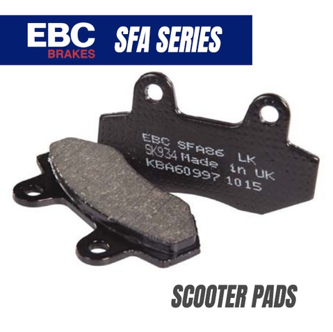 Pastillas de freno EBC delanteras orgánicas SFA264 para scooter