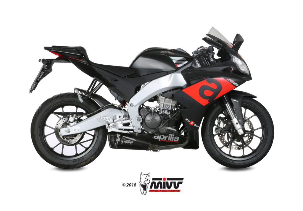 Mivv Slip-On Delta Race black Aprilia RS 125 (4 stroke) 2017-20