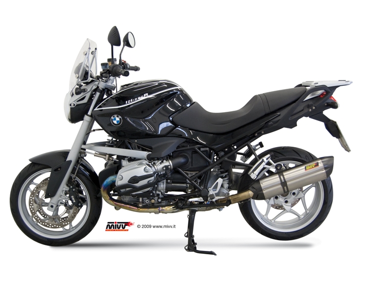 Mivv Slip-On Suono St. Steel con tapa carbono BMW R 1200 R 2008-10