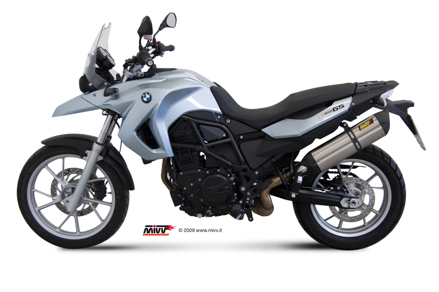 Mivv Slip-On Suono St. Steel con tapa carbono BMW F 650 GS 2008-12 / F 800 GS 2008-17