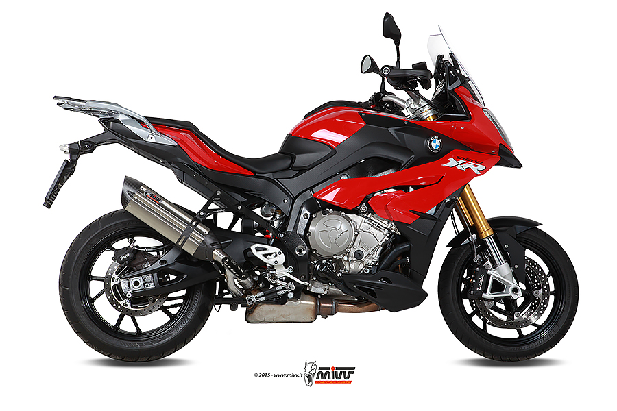 Mivv Slip-On Suono St. Steel con tapa carbono BMW S 1000 XR 2015-19