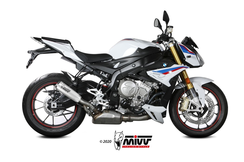 Mivv Slip-On X-M1 titan BMW S 1000 R 2017-20