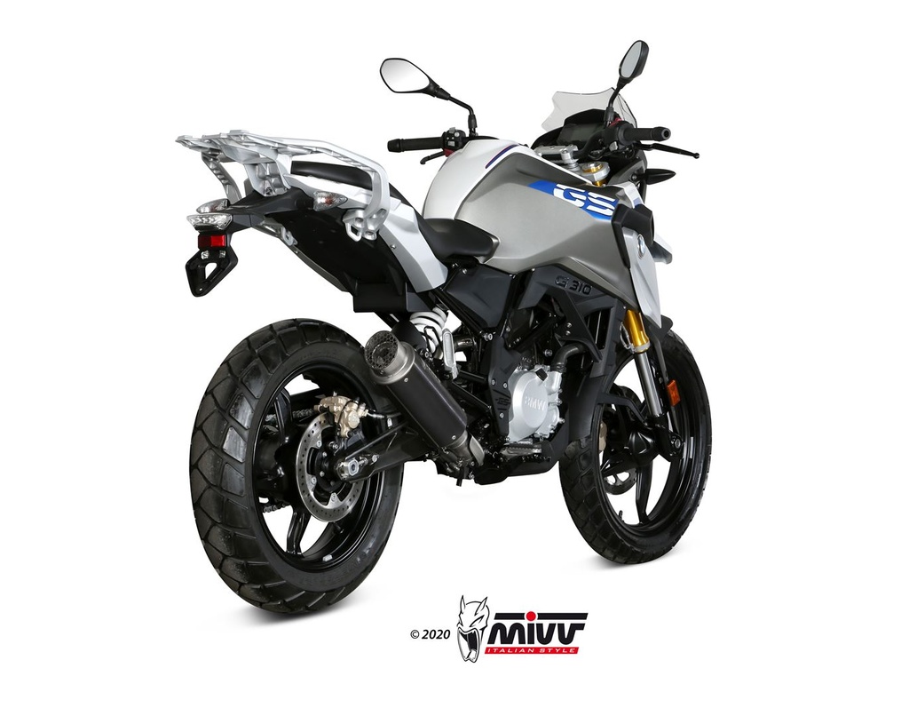 Mivv Full system 1x1 GP Pro black BMW G 310 GS 2017-24