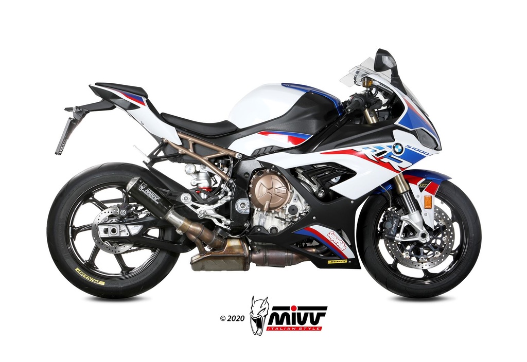 Mivv Slip-On Mk3 carbono BMW S 1000 RR 2019-24