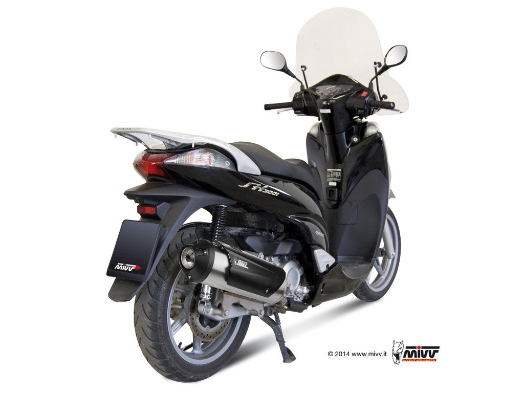 Mivv Full system 1x1 Urban St. Steel Honda SH 300 2007-14