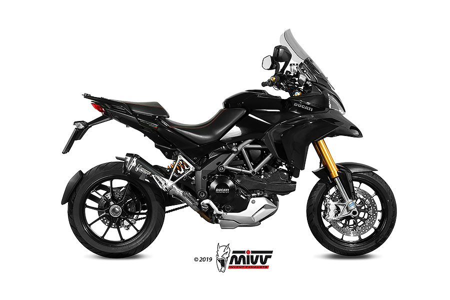 Mivv Slip-On Delta Race black Ducati Multistrada 1200 2010-14