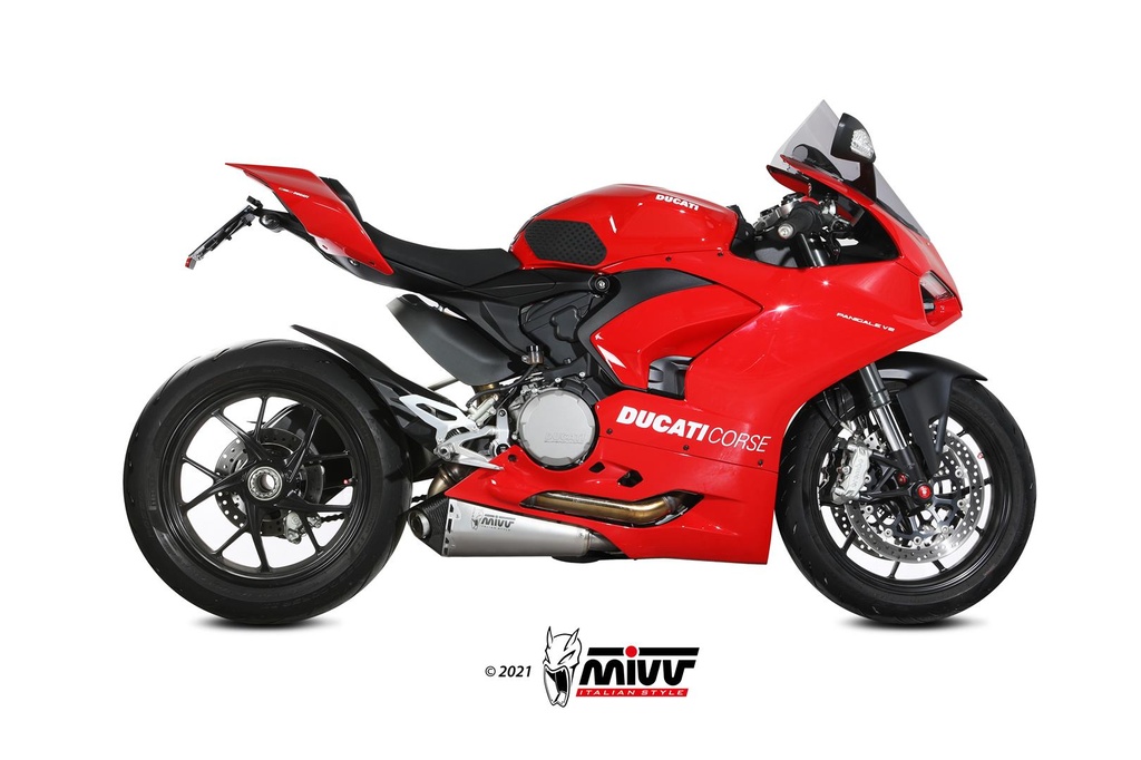 Mivv Slip-On Delta Race St. Steel Ducati Panigale V2 2020-24