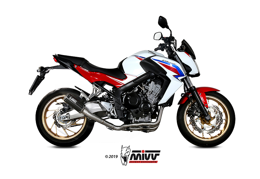 Mivv Full system 4x2x1 MK3 carbono Honda CB 650 F 2014-18