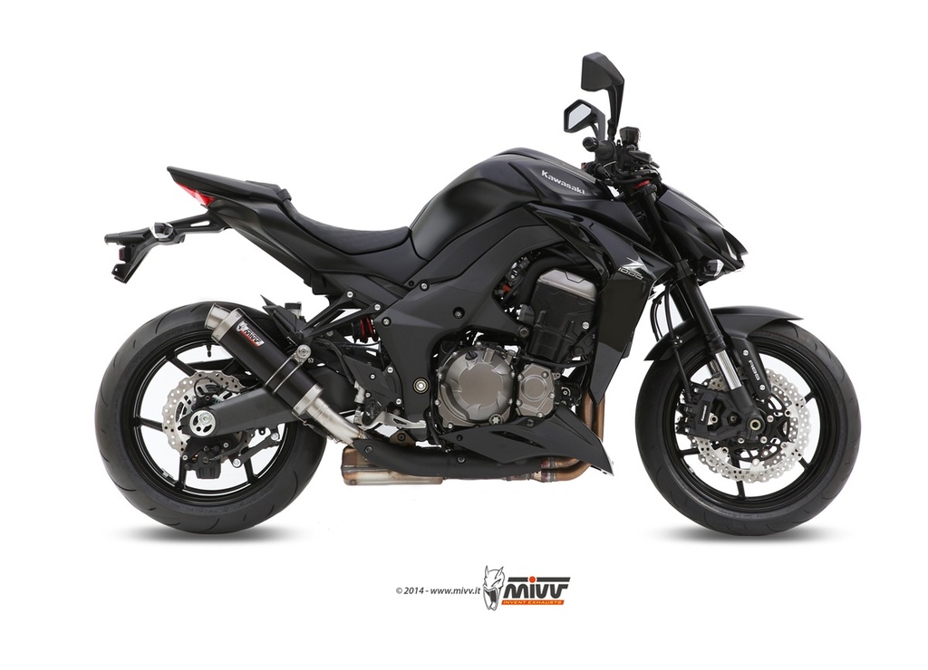 Mivv 2 Slip-On GP black Kawasaki Z1000 / Z1000 R Edition 2014-20