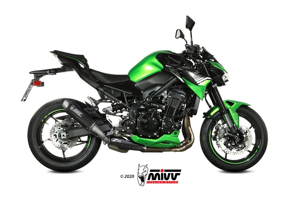 Mivv Slip-On GP Pro carbono Kawasaki Z900 2020-24