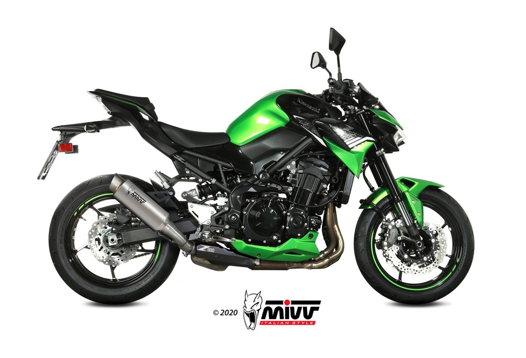 Mivv Slip-On GP Pro titan Kawasaki Z900 2020-24