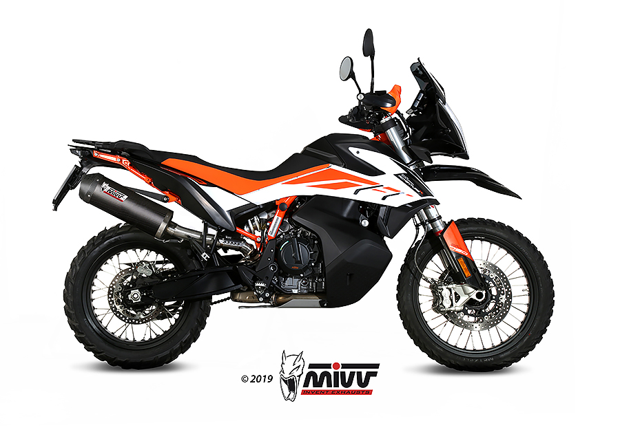 Mivv Slip-On Oval carbono con tapa carbono KTM 790 Adventure/R 19-20 / 890 Adventure/R 20-23