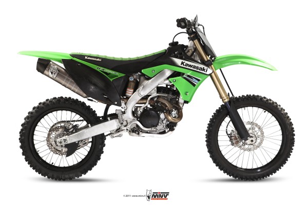 Mivv Full system 1x1 Oval St. Steel Kawasaki KX 250 F 2011