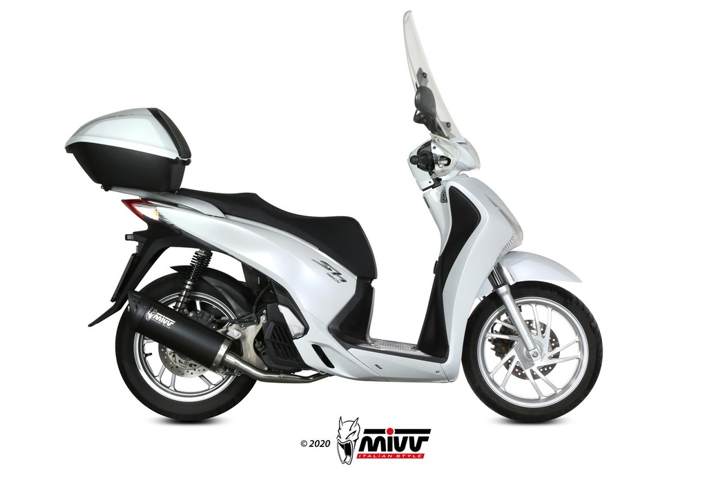 Mivv Full system 1x1 Mover black Honda SH 125 2013-16 / SH 150 2013-16