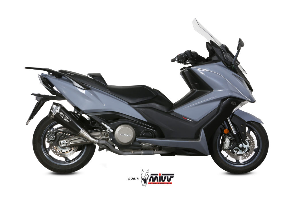 Mivv Slip-On Delta Race St. Steel Kymco AK550 2017-20