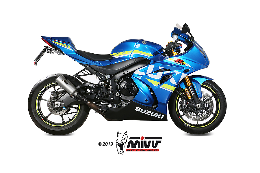 Mivv Slip-On Mk3 St. Steel Suzuki GSX-R 1000 2017-20