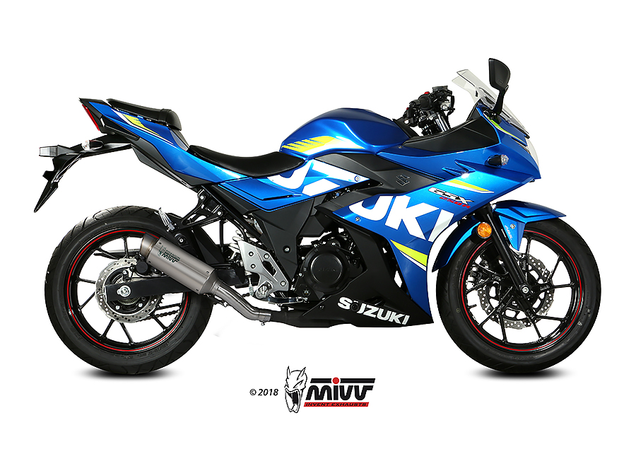 Mivv Slip-On GP Pro titan Suzuki GSX 250 R 2017-20