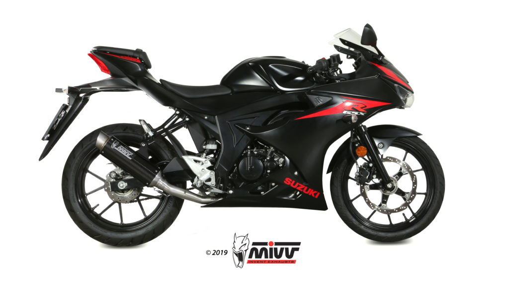 Mivv Full system 1x1 GP Pro carbono Suzuki GSX-R 125 / GSX-S 125 2017-20