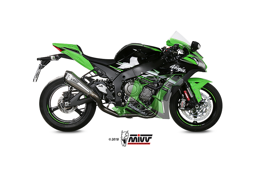 Mivv Full system 4x2x1 Delta Race St. Steel Kawasaki ZX-10 R / RR / SE 2016-24