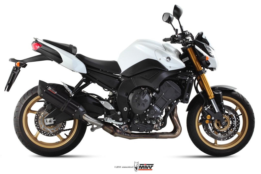 Mivv Slip-On Suono black con tapa carbono Yamaha FZ8 / Fazer 8 2010-16