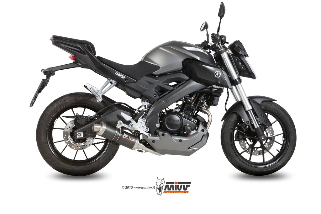 Mivv Full system 1x1 GP carbon Yamaha MT-125 2015-19 / YZF R125 2014-18