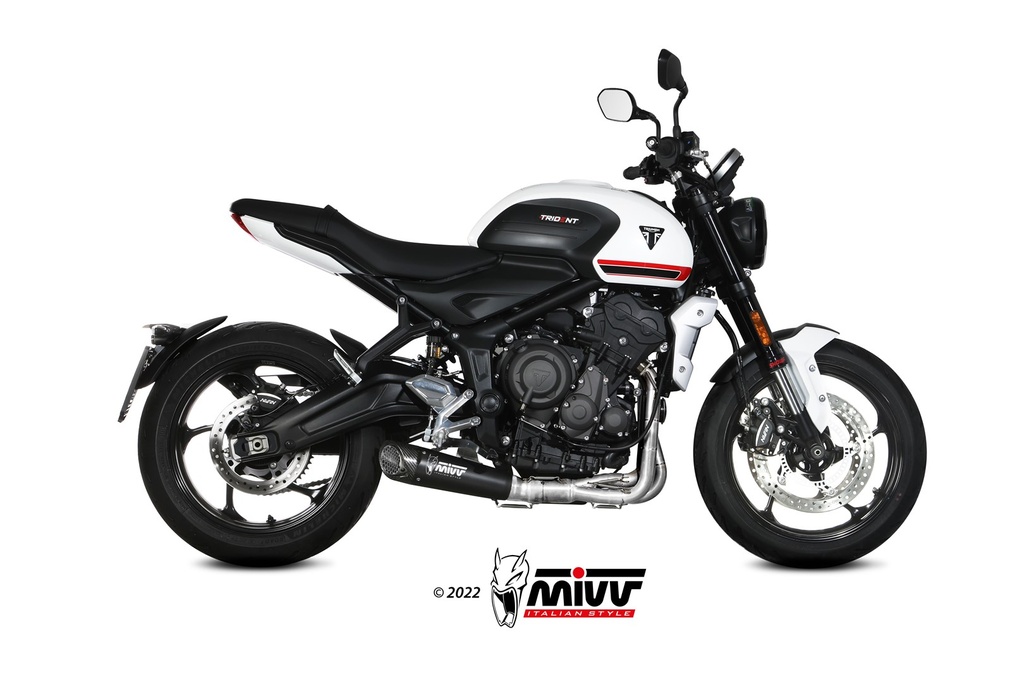 Mivv Full system 3x1 X-M5 black Triumph Trident 660 2021-23