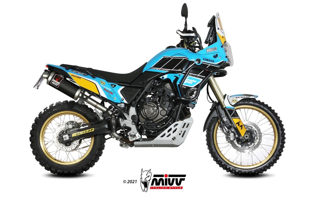 Mivv Slip-On Dakar black Yamaha Ténéré 700 2019-24