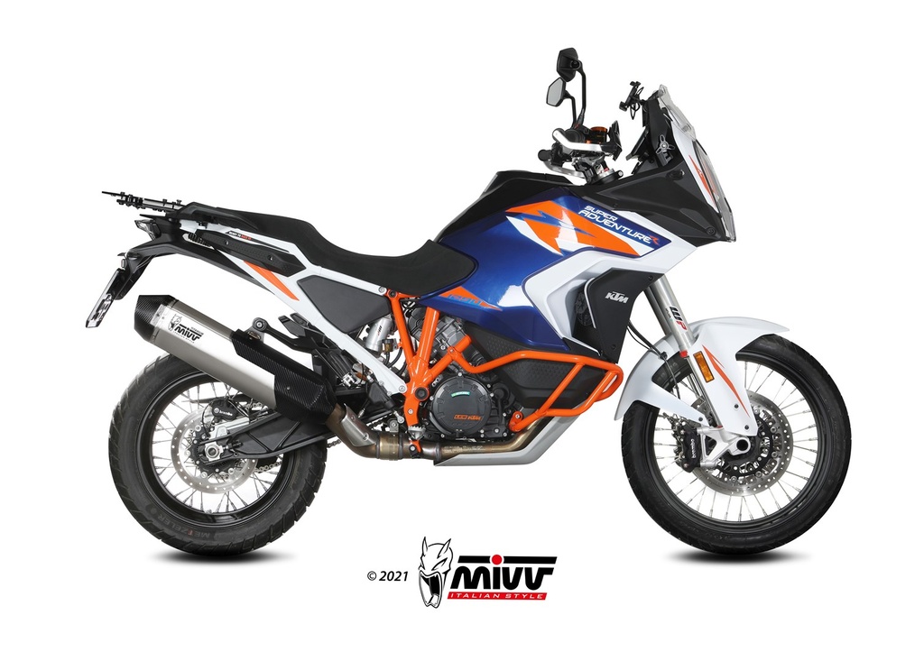 Mivv Slip-On Speed edge titanium KTM 1290 Super Adventure / R / S / T 2021-24