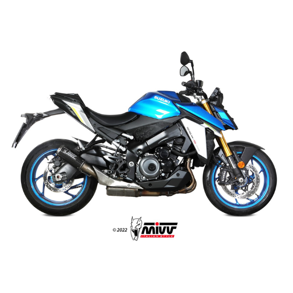 Mivv Slip-On Mk3 carbono Suzuki GSX-S 950 / 1000 2021-24