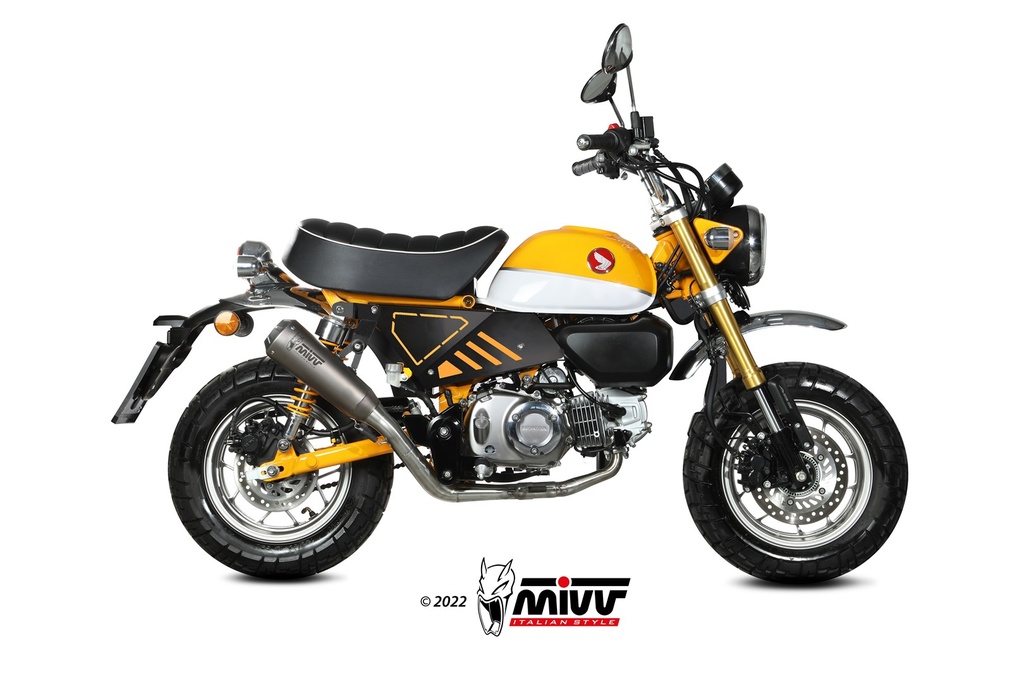 Mivv Full system 1x1 X-M1 titanium Honda Monkey 2018-20