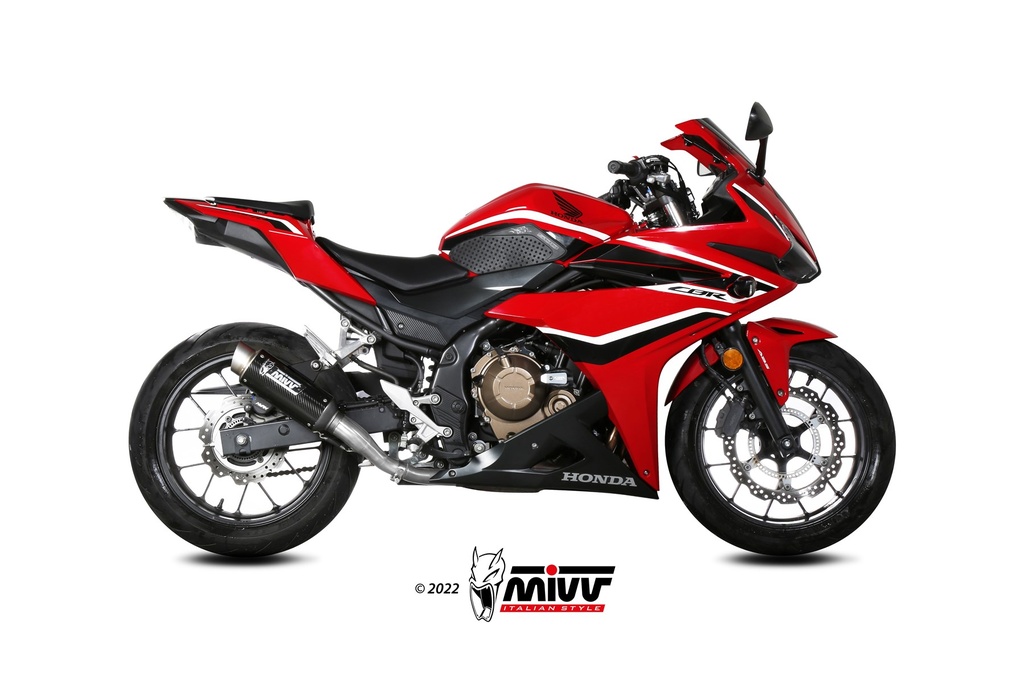 Mivv Slip-On GP Pro carbono Honda CBR 500 R 2019-20