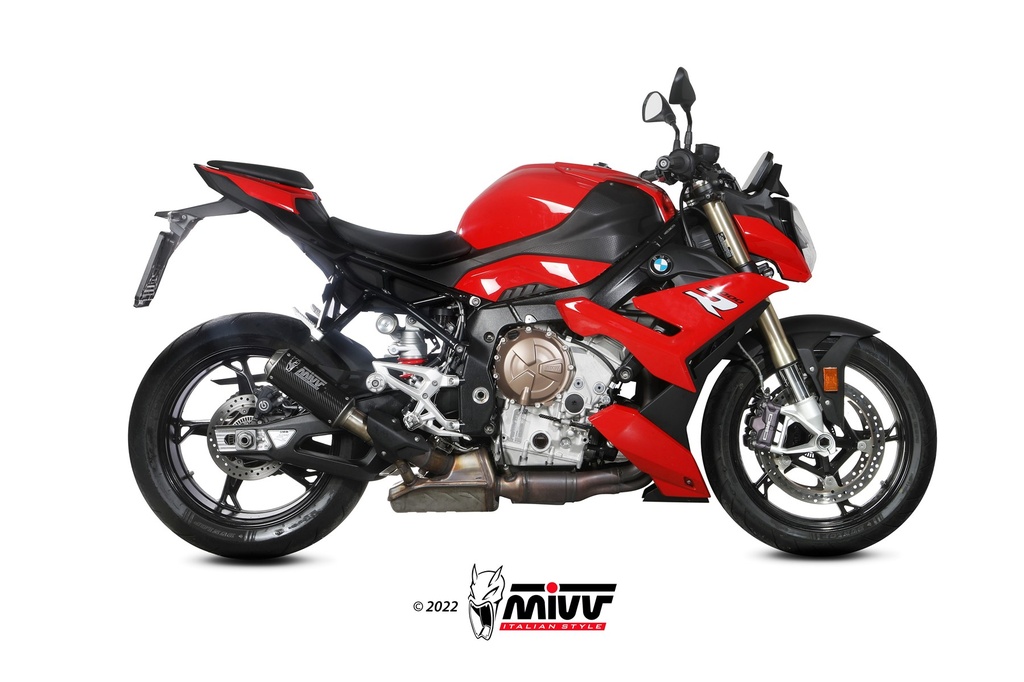 Mivv Slip-On Mk3 carbono BMW S 1000 R 2021-24