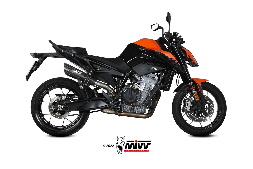 Mivv Slip-On X-M5 titanium KTM 790 Duke 2018-20 / 790 Duke 2023-24 / 890 Duke 2020-23