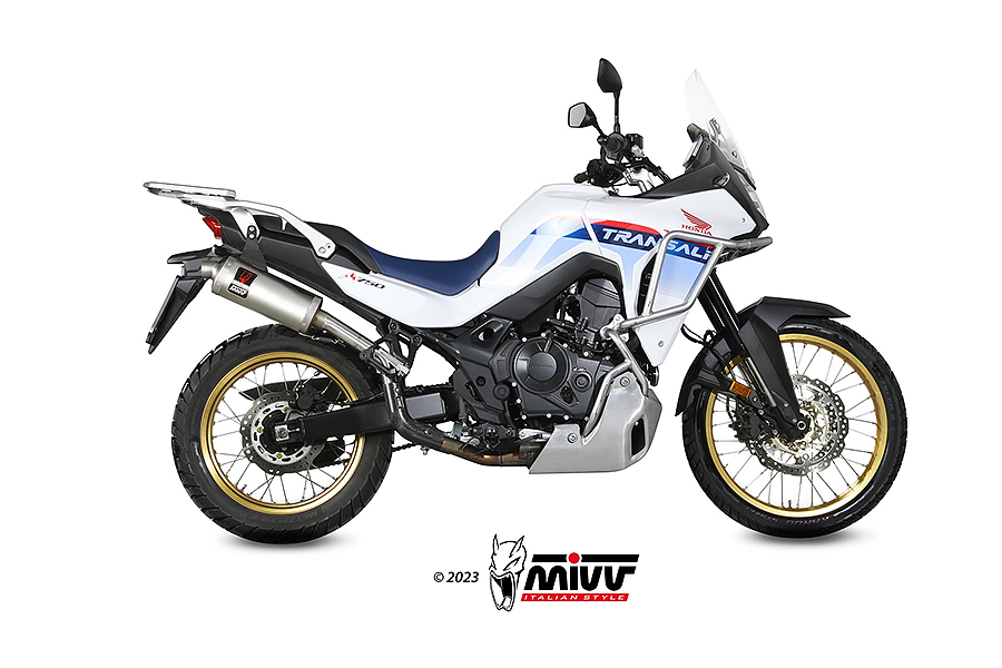 Mivv Slip-On Dakar St. Steel Honda XL750 Transalp  2023-24